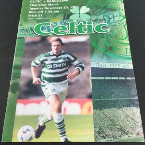 Celtic v Barcelona Challenge Match, Matchday Programme 1996