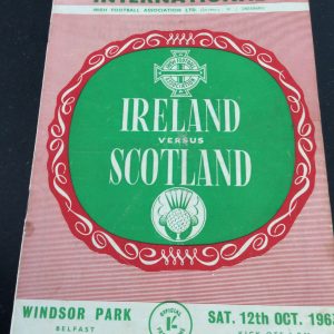 Ireland v Scotland British Championship Matchday Programme 1963