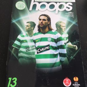 Celtic v Hapoel Tel-Aviv EUROPA League Matchday Programme 2009