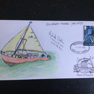 Gosport Model Yachts F.D.C. 2003 Signed by the Mayor of Gosport 2003