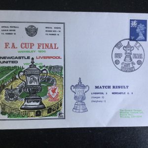 Newcastle United v Liverpool F.A.Cup Final DAWN Commemorative Cover 1974