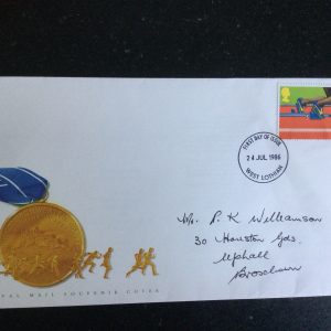 Royal Mail Commonwealth Games Commemorative Cover 1986