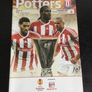 Stoke City v Dynamo Kiev EUROPA League Matchday Programme 2011