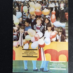 Aston Villa v Norwich City, Q.P.R. League Cup Matchday Programmes 1976/77