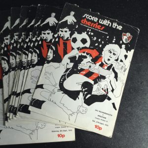 Bournemouth Home League & League Cup Matchday Programmes 1973/74