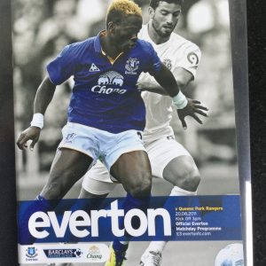 Everton v Queen's Park Rangers League Matchday Programme 2011