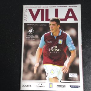 Aston Villa v Swansea City League Matchday Programme 2012
