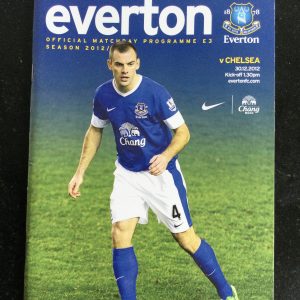 Everton v Chelsea League Matchday Programme 2012