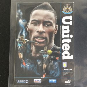 Newcastle United v Aston Villa League Matchday Programme 2015