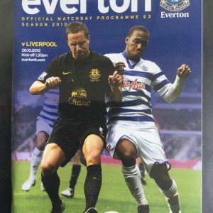 Everton v Liverpool League Matchday Programme 2012