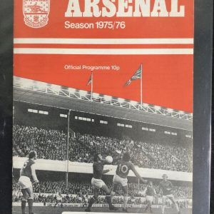 Arsenal v Leeds United League Matchday Programme 1975