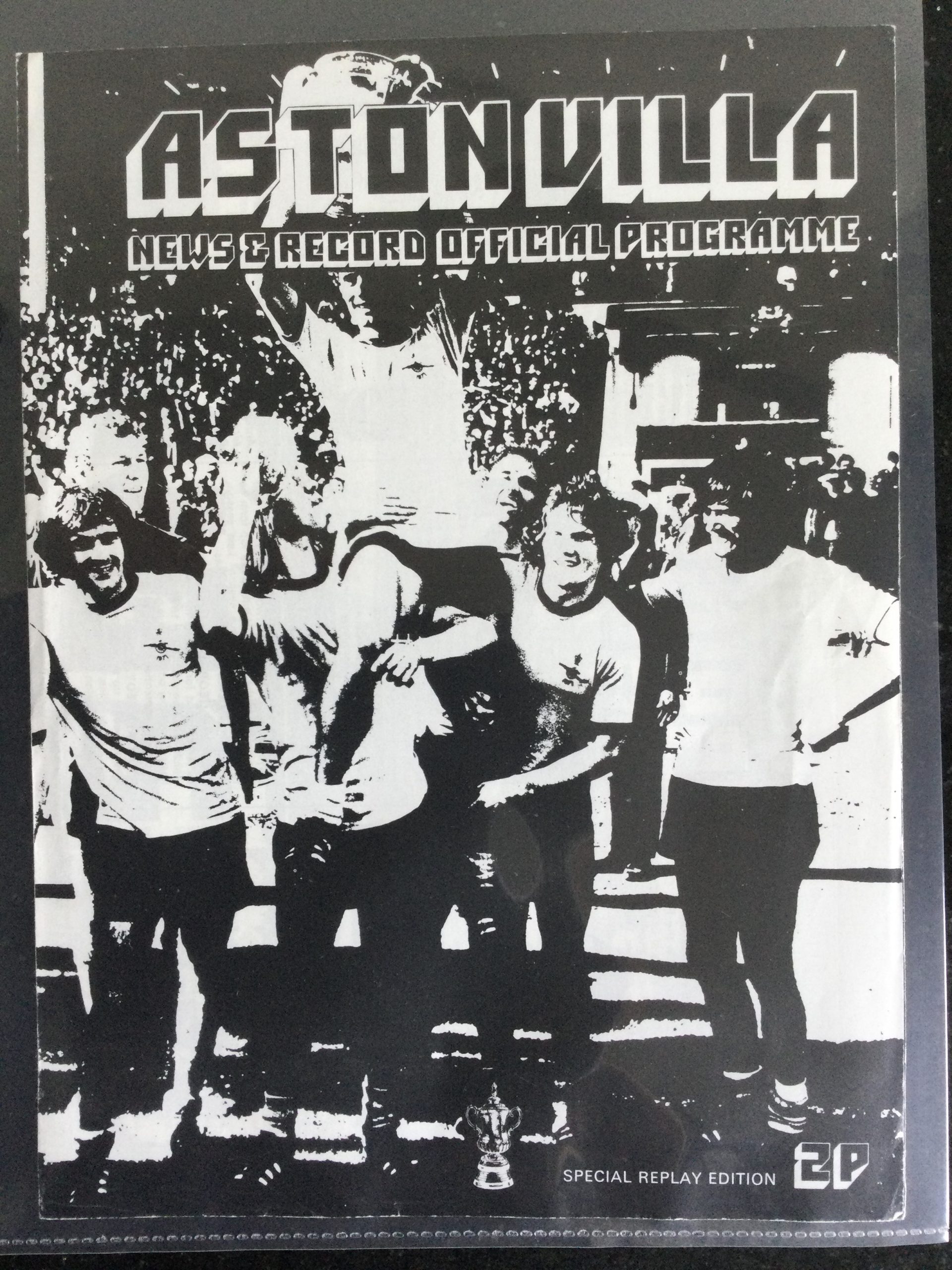 Aston Villa v Arsenal F.A. Cup Replay Matchday Programme 1974
