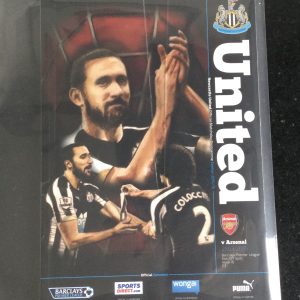 Newcastle United v Arsenal League Matchday Programme 2015
