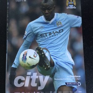 Manchester City v Chelsea League Matchday Programme 2012