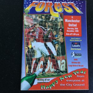 Nottingham Forest v Manchester United League Matchday Programme 1996