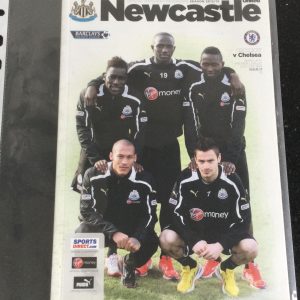 Newcastle United v Chelsea League Matchday Programme 2013