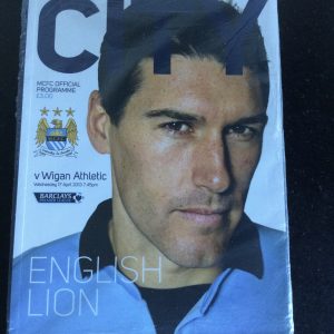 Manchester City v Wigan Athletic League Matchday Programme 2013