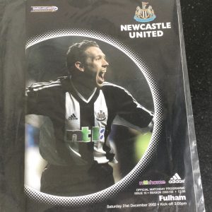 Newcastle United v Tottenham Hotspur League Matchday Programme 2011