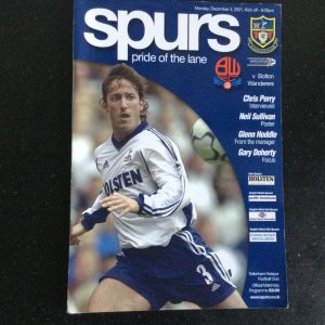 Tottenham Hotspur v Bolton Wanderers League Matchday Programme 20001