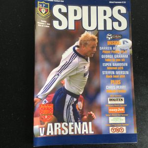 Tottenham Hotspur v Arsenal League Matchday Programme 1999