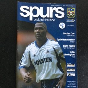 Tottenham Hotspur v Chelsea League Matchday Programme 2001