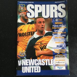 Tottenham Hotspur v Newcastle United League Matchday Programme 1999