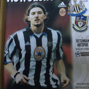 Newcastle United v Tottenham Hotspur League Matchday Programme 1999