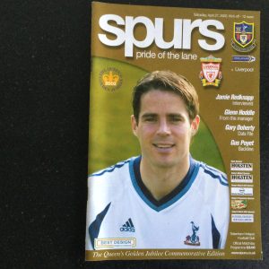 Tottenham Hotspur v Liverpool League Matchday Programme 2002